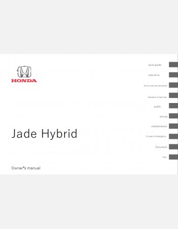 honda jade 2015 2016 2017 2018 2019 owners manual